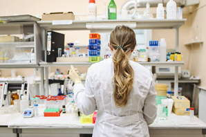 Doctor in the laboratory
